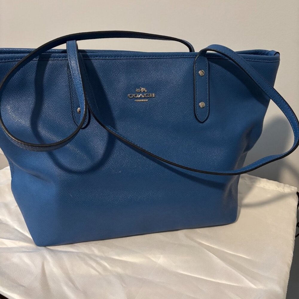 Coach Leather Tote Bag